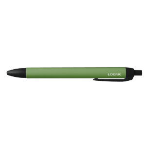 Caneta Preta Nome da cor verde da Loerie