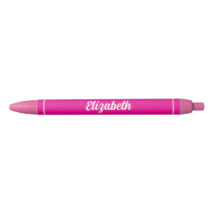 Caneta Preta Nome de Tipografia Personalizada Texto Fofo Modelo