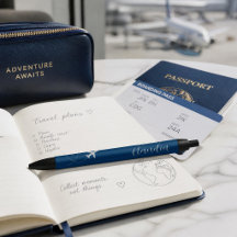 Nome do Roteiro com Coração de Amor Avião em Azul