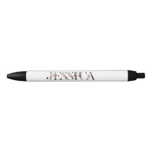 Caneta Preta Nome Jessica.