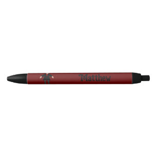 Caneta Preta Nome Personalizado do Vampiro do Dia das Bruxas