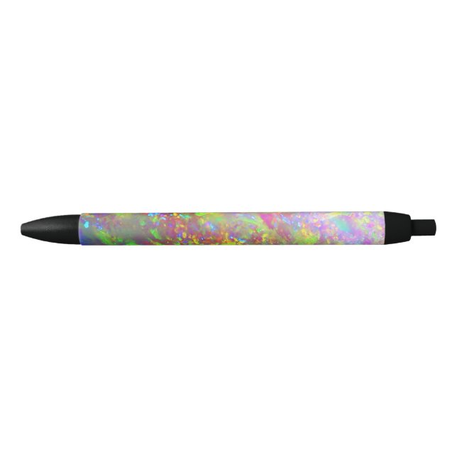 Caneta Preta Opala Brasileira Falln Rainbow (Frente)