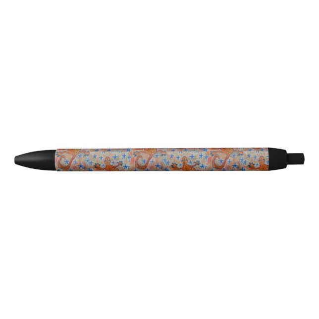Caneta Preta Orange Gecko (Frente)