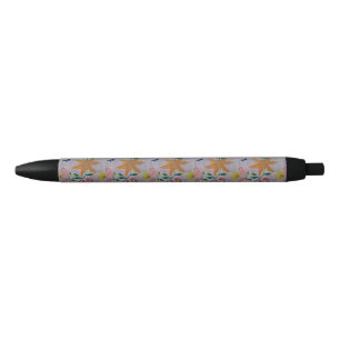 Caneta Preta Orange Lily