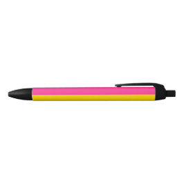 Caneta Preta Orgulho Pansexual (Bandeira Pan)