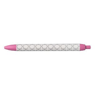 Caneta Preta Ornamento Arabe Elegante