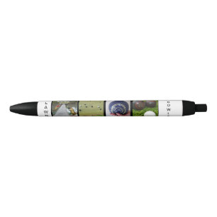 Caneta Preta Os Lawn Bowls Se Divertem E Vivem,