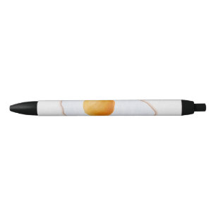 Caneta Preta Ovo Frito Estilo Aquarela Minimalista Arte Prin