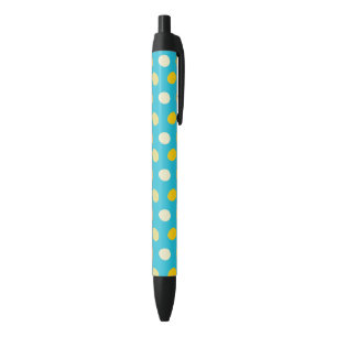 Caneta Preta Ovos Coloridos Azul Branco Amarelo Ninhos de Pássa