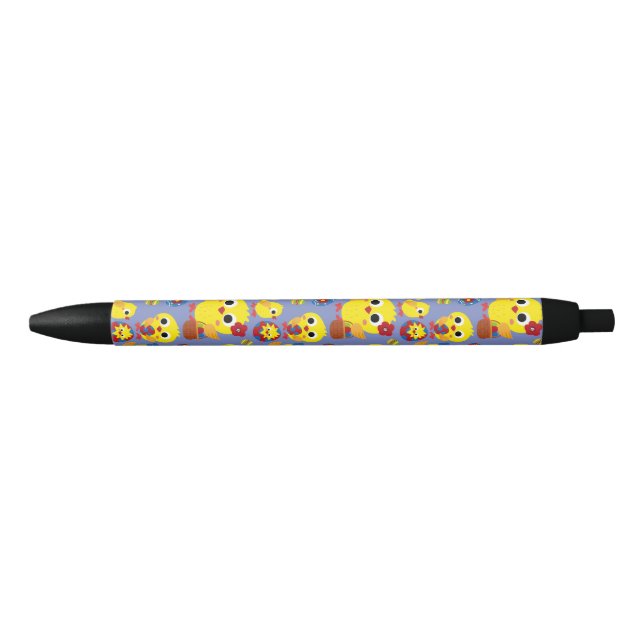 Caneta Preta Ovos de Páscoa com Hatch Retroativo (Frente)