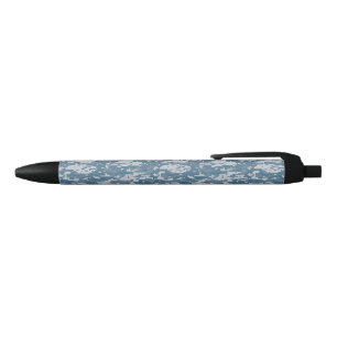 Caneta Preta Padrão de Camuflagem Digital Naval