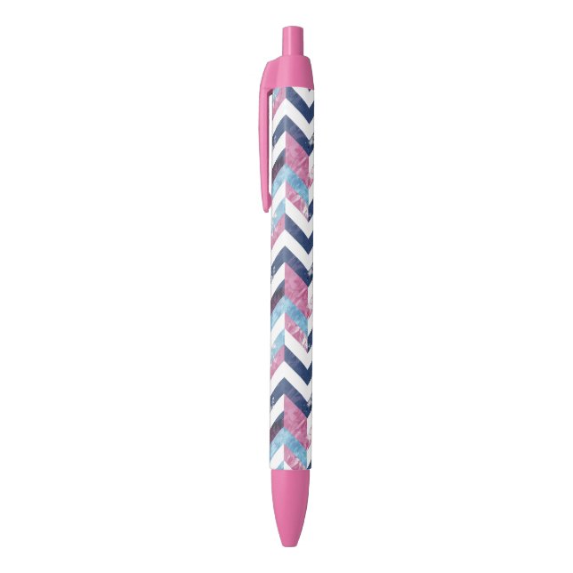 Caneta Preta Padrão de Chevy Azul Azul Cor-de-rosa (Topo (Vertical))