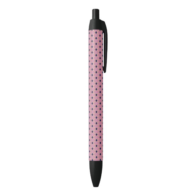 Caneta Preta Padrão de grade Dourado - Personalizar Cor de Fund (parte de inferior (Vertical))