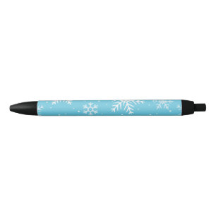 Caneta Preta Padrão de inverno moderno