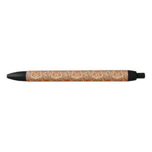 Caneta Preta Padrão de listras de tigre contínuo