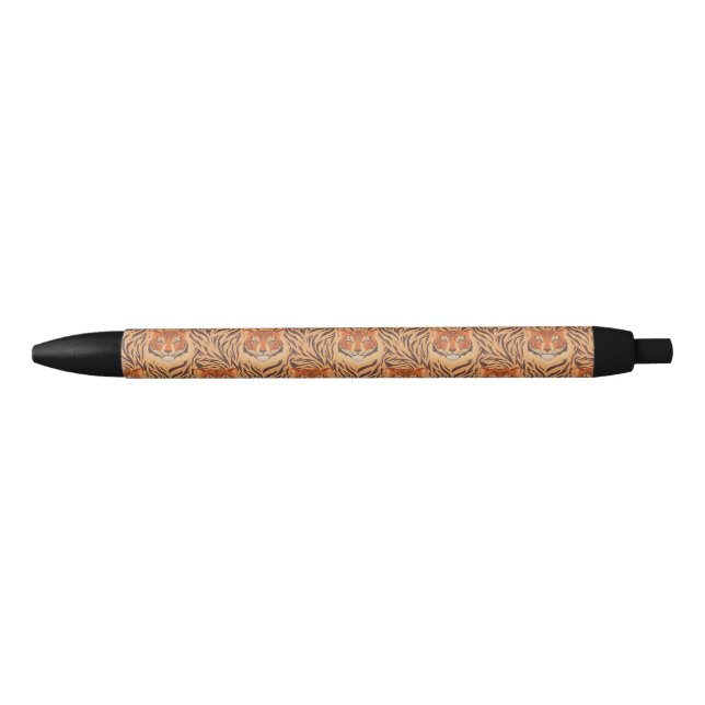Caneta Preta Padrão de listras de tigre contínuo (Frente)