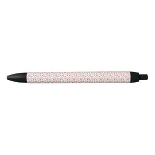 Caneta Preta Padrão de Natal para Papais noeis Tropicais Flamin