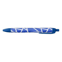 Padrão do mosaico real azul e branco