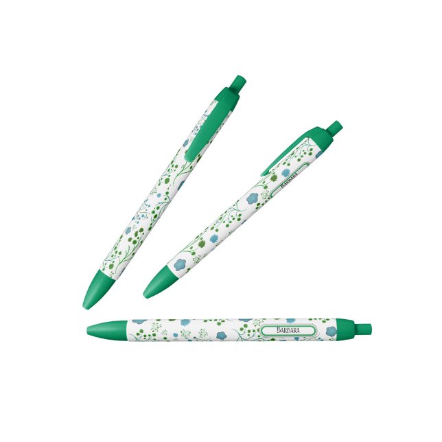 Caneta Preta Padrão floral (Criador carregado)