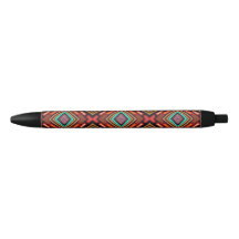 Padrão Nativo Tribal Indígena Desenhado à Mão