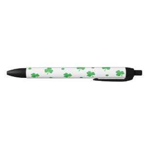 Caneta Preta Padrão Simples e Elegante para o Dia de São Patríc