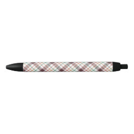 Caneta Preta Padrão Xadrez Clássico