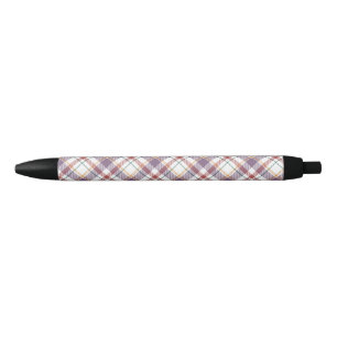 Caneta Preta Padrão Xadrez Clássico