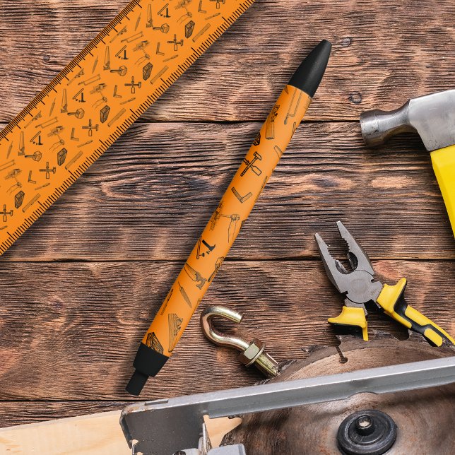 Caneta Preta Pai de profissão do carpinteiro (Criador carregado)