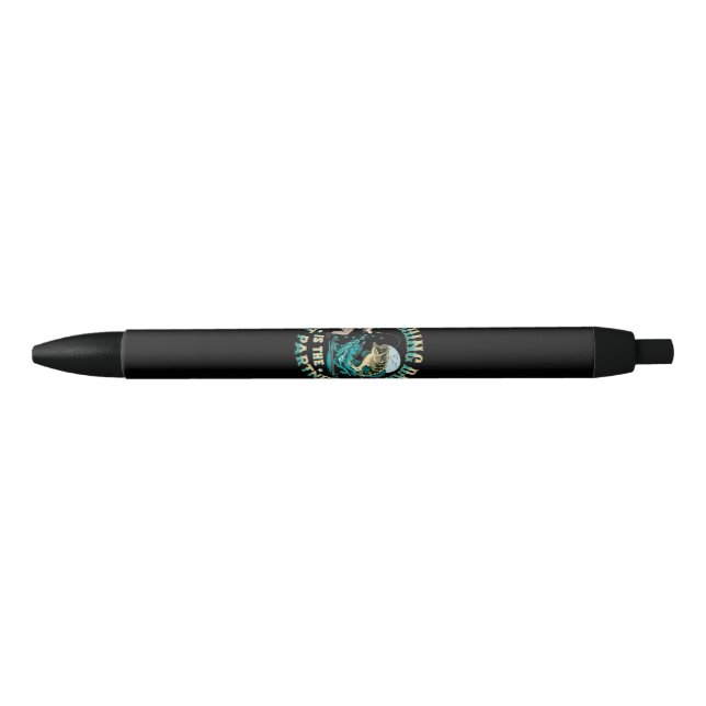 Caneta Preta Pai Pescador É O Melhor Parceiro (Frente)