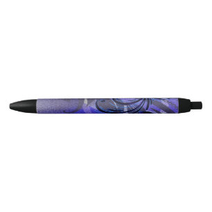 Caneta Preta Paixão Roxo
