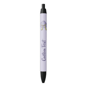 Caneta Preta Palha Hat Lilac