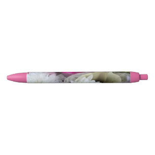 Caneta Preta Pastel Floral