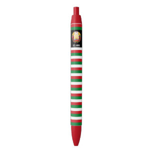Caneta Preta Patriótico de Bandeira da Bielorrússia