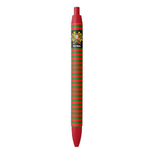 Caneta Preta Patriótico de Bandeira de Portugal