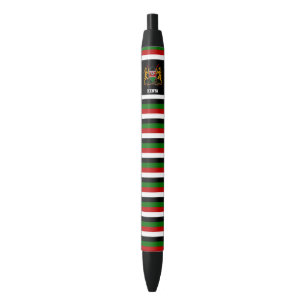 Caneta Preta Patriótico de Bandeira do Quênia