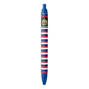 Caneta Preta Patriótico de Bandeira do Reino Unido