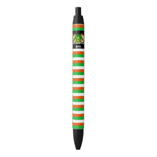 Caneta Preta Patriótico de Bandeira Níger