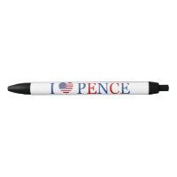 Patriótico I Heart Love Mike Pence Flag