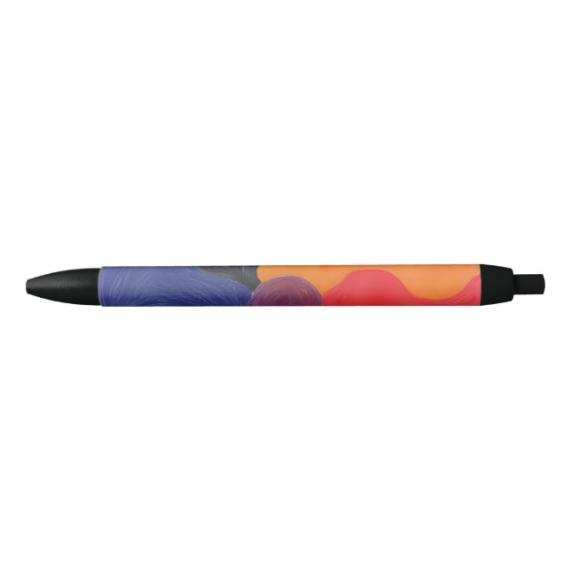 Caneta Preta Pensamentos Artísticos (Frente)