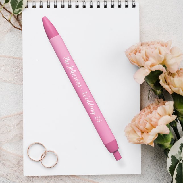 Caneta Preta Personalized guest book, wedding (Criador carregado)