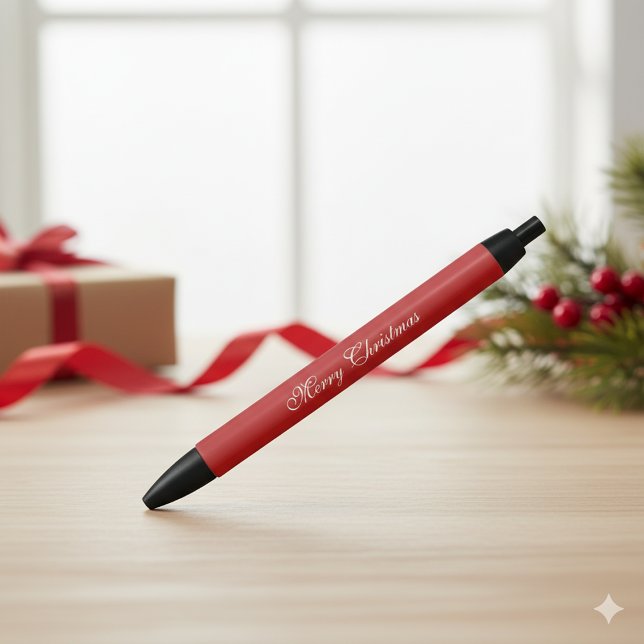 Caneta Preta Personalized Merry Christmas Text Mark Pen for Hol (Criador carregado)
