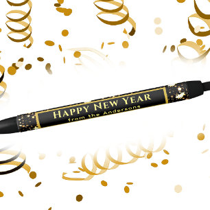Caneta Preta Pessoal empresarial Tinta preta do Feliz ano nov