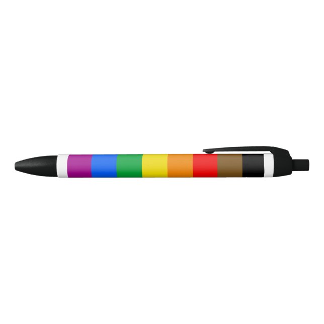 Caneta Preta Philly Rainbow Pride Flag (parte de cima)