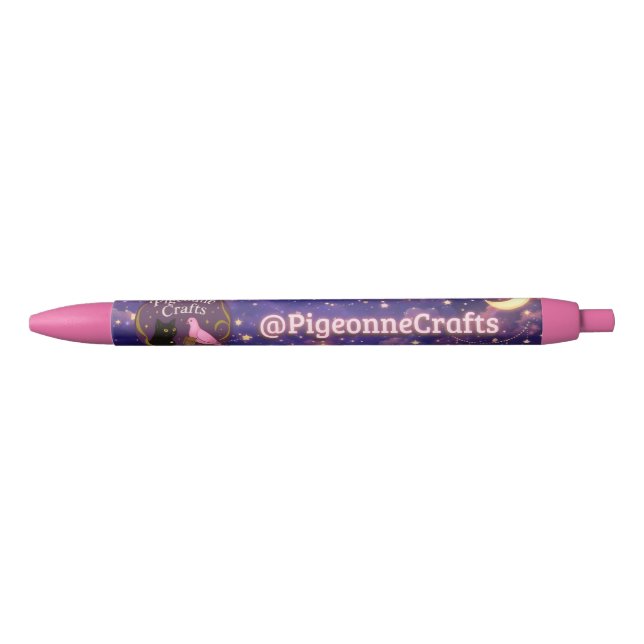 Caneta Preta Pigeonne Crafts Brand  (Frente)