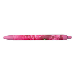 Caneta Preta Pink Camellia