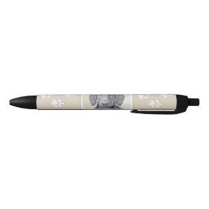 Caneta Preta Pintura De Retriever Revestida Plana - Arte De Cã