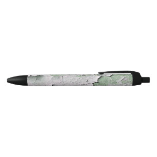 CANETA PRETA PINTURA VELHA DE ENGLAND PEELING