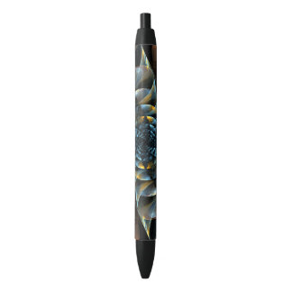 Caneta Preta PinWheel Abstrato Art