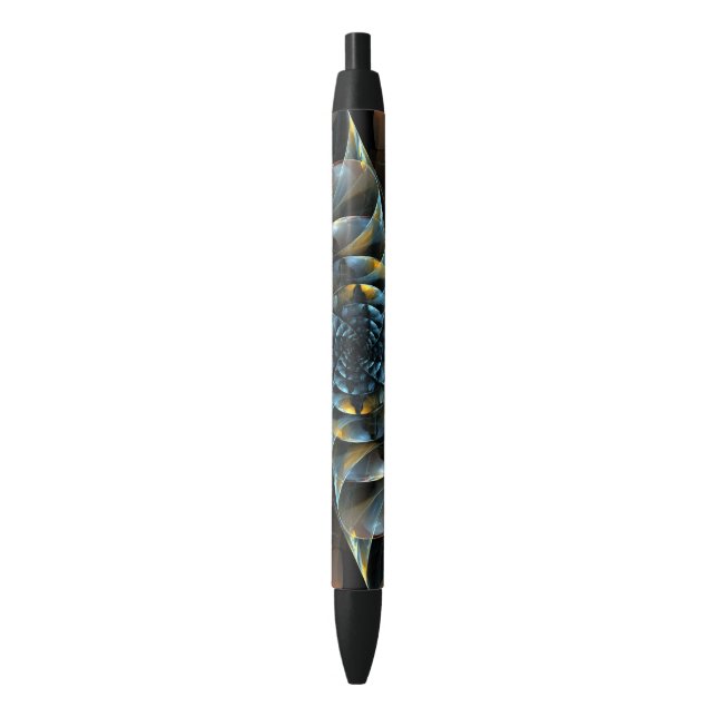 Caneta Preta PinWheel Abstrato Art (Frente Vertical)