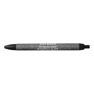 Caneta Preta Placa de Diamante Personalizada